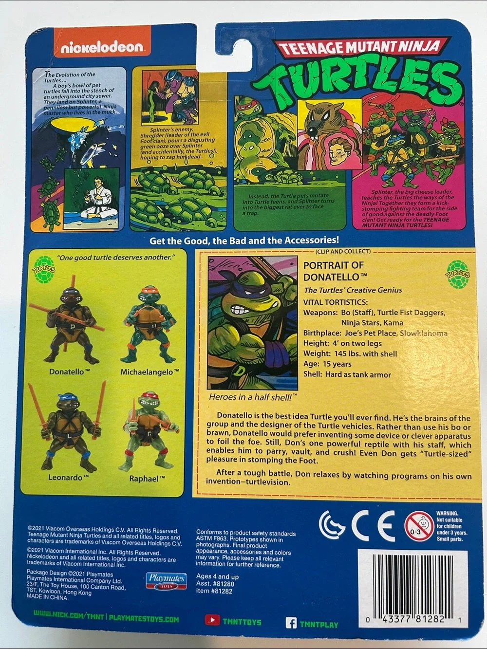 Teenage Mutant Ninja Turtles Donatello Action Figure - Brown & Black - Picture 2 of 2